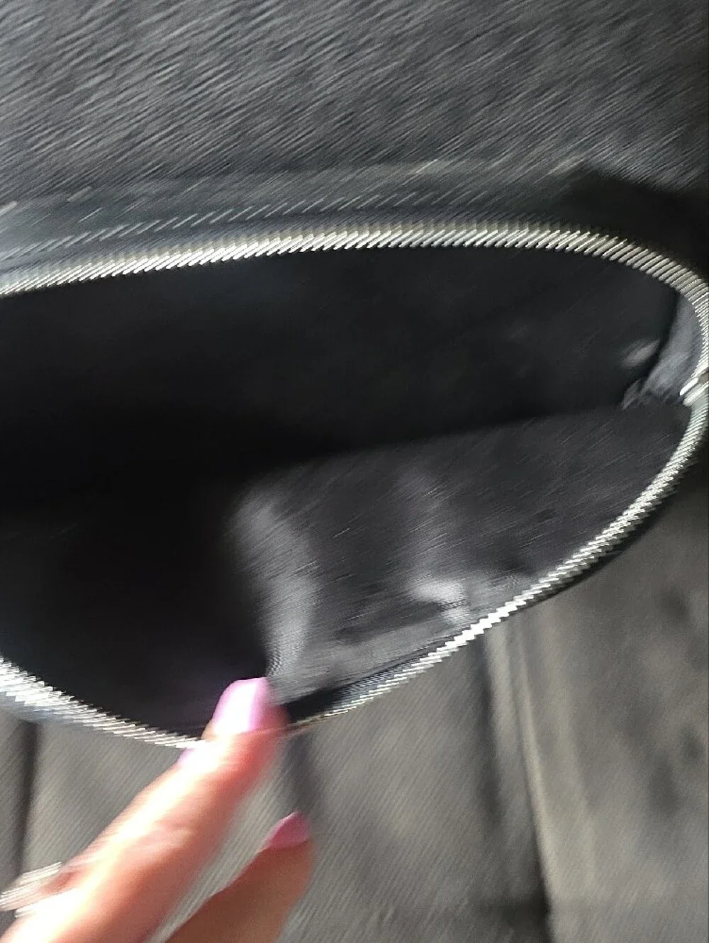 Michael Kors Gray Signature Backpack with Black Trim